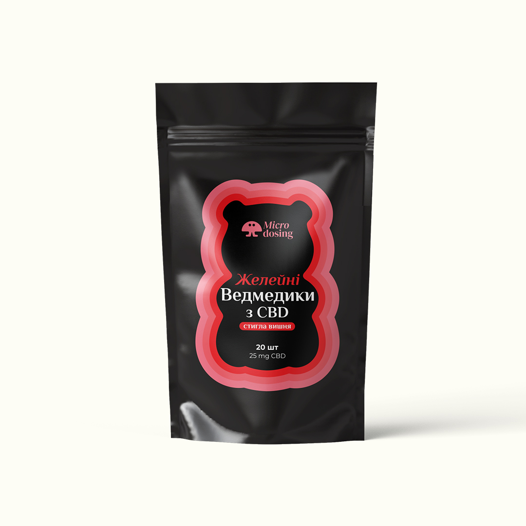 CBD ведмедики "Стигла Вишня"